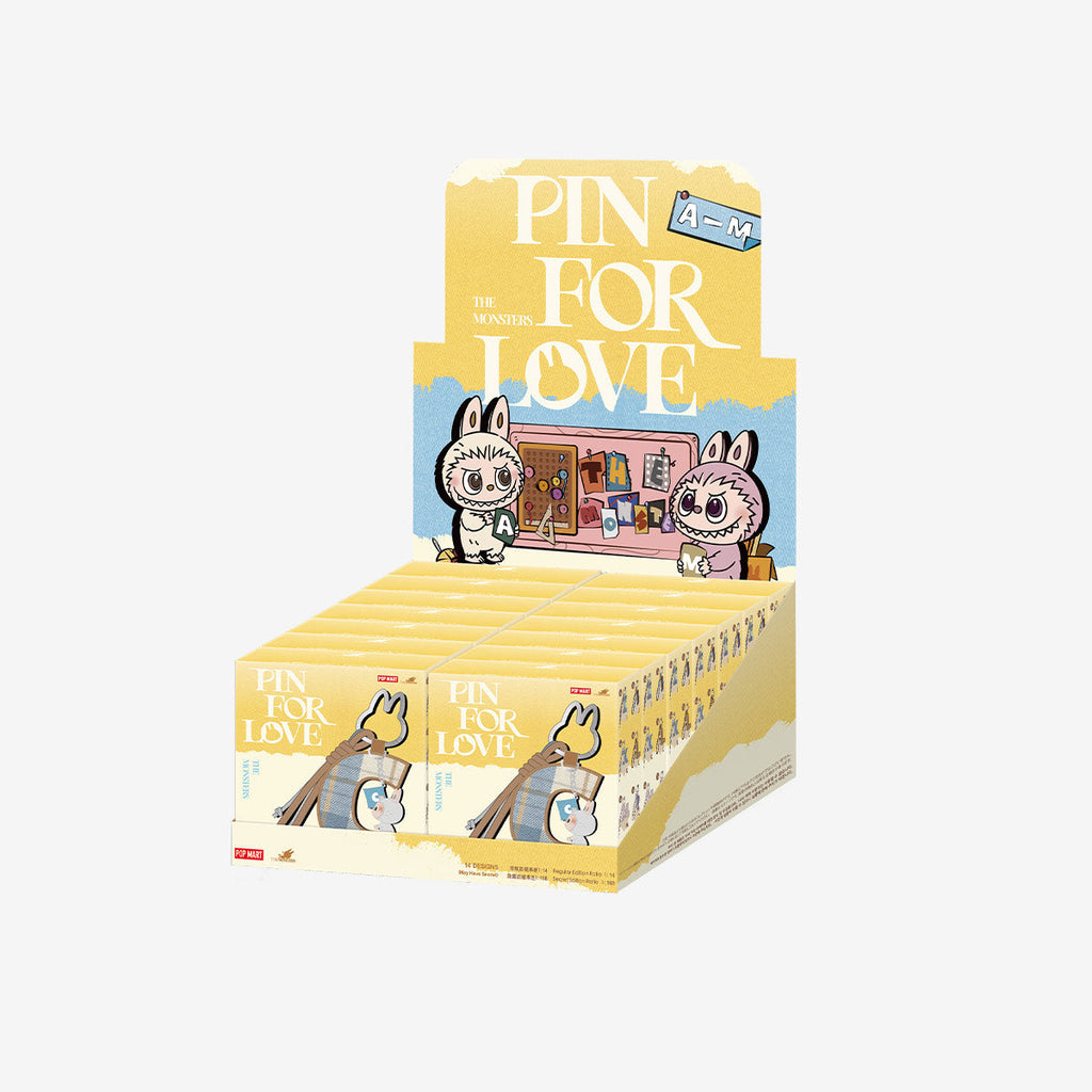 THE MONSTERS Pin for Love Series- Letter Pendant Blind Box (A-M)