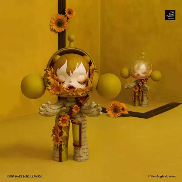 MEGA a SKULLPANDA 400% Van Gogh Museum Sunflowers