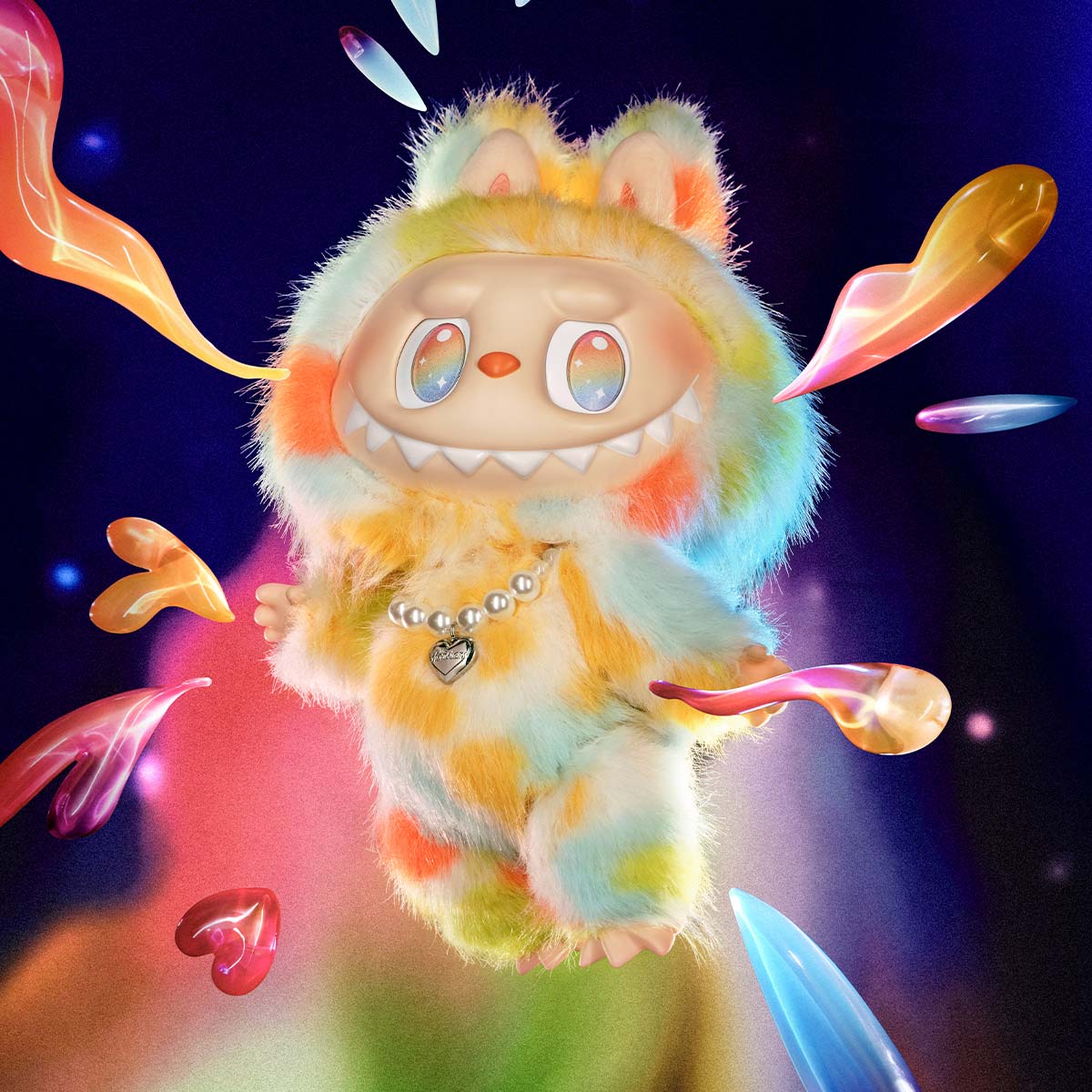 THE MONSTERS Big Into Energy Series-ROCK THE UNIVERSE Vinyl Plush Doll